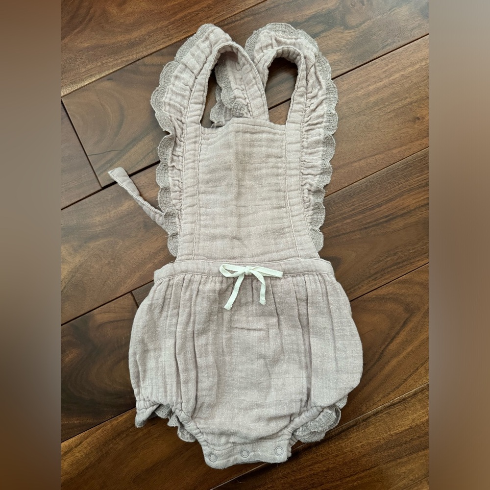 Jamie Kay ruffled one piece